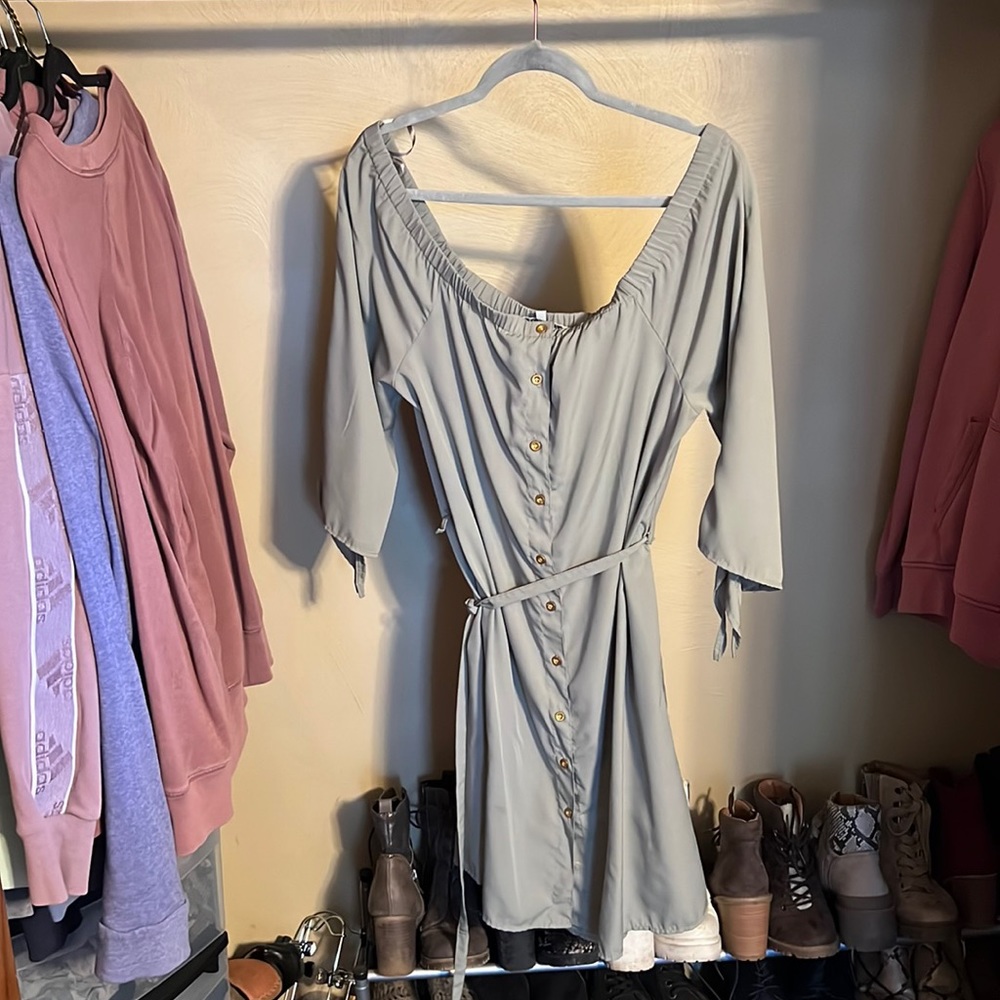 Hunter green dress